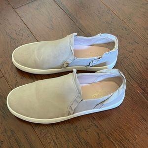 Kate Spade slip-on sneakers, grey, women’s size 8, great condition barely worn